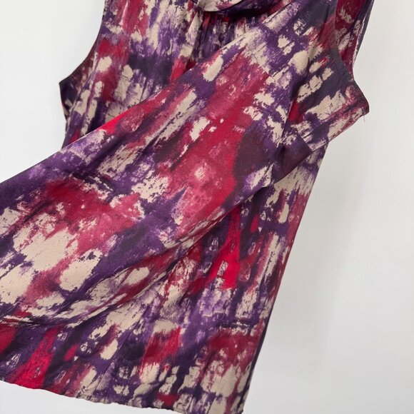 Coldwater Creek Sleeveless Cowl Neck satin top size 2X plus pink  Womens Blouse - Picture 9 of 14